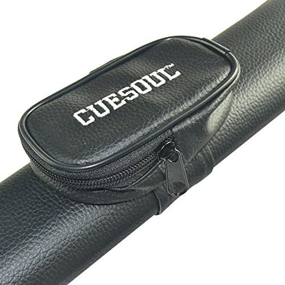 CUESOUL Soocoo Series 2x4/2x2 Hard Pool Cue Case -Holds 2 Cue Butt and 4 Cue Shafts,Four Color Available - color: 1x1-White Black