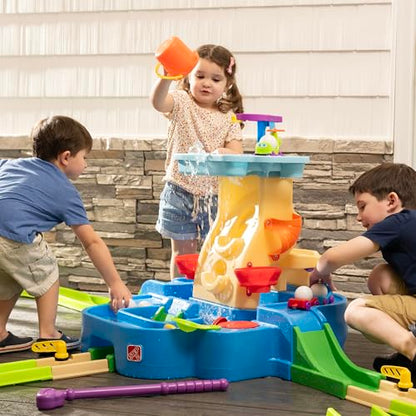 Step2 Putt & Splash Adventure Center, Kids Water Tower, Mini Golf Playset, 33 Accessories, Clubs, Golf Balls, Ages 1.5+ Years