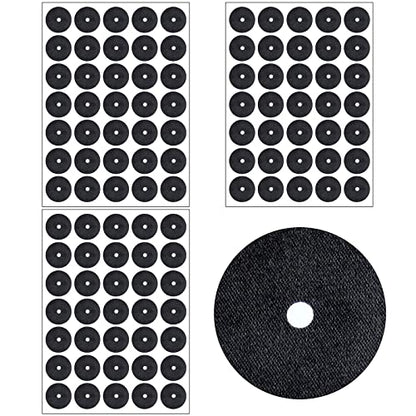 Civaner 105 Pcs Pool Table Market Dots Billiard Spot Point Sticker Black Snooker Spot Billiard Accessories Ball Placement Stickers for Practice