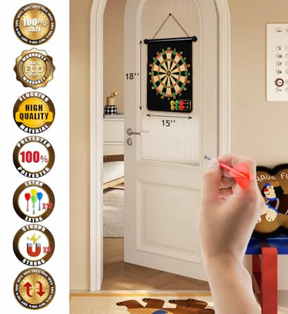 Magnetic Dart Board Outdoor Games for Kids 8-12, Teen Boys Gift Ideas for Birthday, Cool Toys for Teenage Activities Age 6 7 8 9 10 11 12 13 14 15 16 Years - style: Blind Box