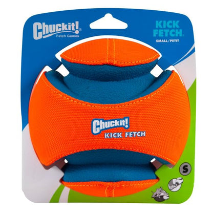 Chuckit! Kick Fetch Ball Dog Toy, Small (6 Inch) and ChuckIt! Paraflight Flying Disc Dog Toy, Large (9.75")