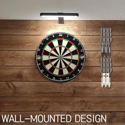 2 Pack Dart Holder Wall Mount Display Rack 3D Printed - Bracket for 9 Steel or Soft Tip Darts, Storage and Organizer Accessory for Dart Players (No Darts Included)