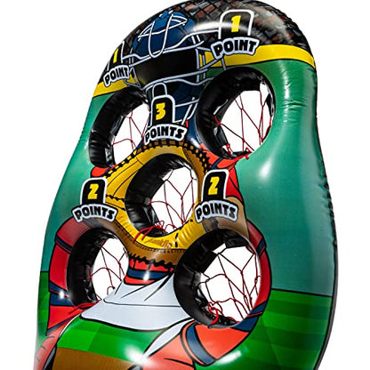 Franklin Sports Inflatable Target Toss Game - Kids Mini Throwing Game Set - Portable Indoor + Outdoor Toy Target - style: Baseball