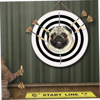 Toddmomy Dart Throw Notice Marker Durable Floor Marker for Accurate Dart Throwing Line Essential Accessory for Players and Game Enthusiasts