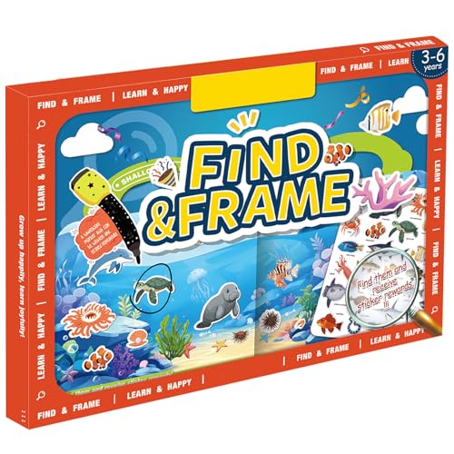 Search and Find Activity Books for Kids Ages 3-5, Toddler Toys Travel Game Busy Book for Car Airplane Road Trip, Preschool Learning Activities, Educational Seek Activity Christmas Birthday Gifts - color: Muiti