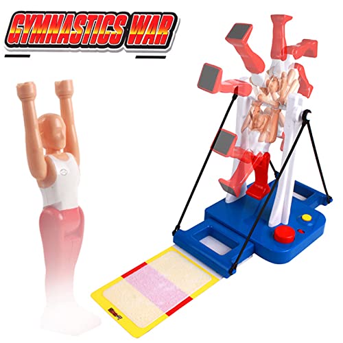 Gymnastics Machine Desktop Office Games Big Rotation 360 Degrees Gymnastics Prince bar Toys - flip Funny Stress Relief Sports Toys