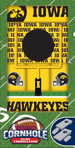 MasterPieces NCAA Syracuse Orange Tabletop Cornhole Game - Home Decor - style: Iowa Hawkeyes