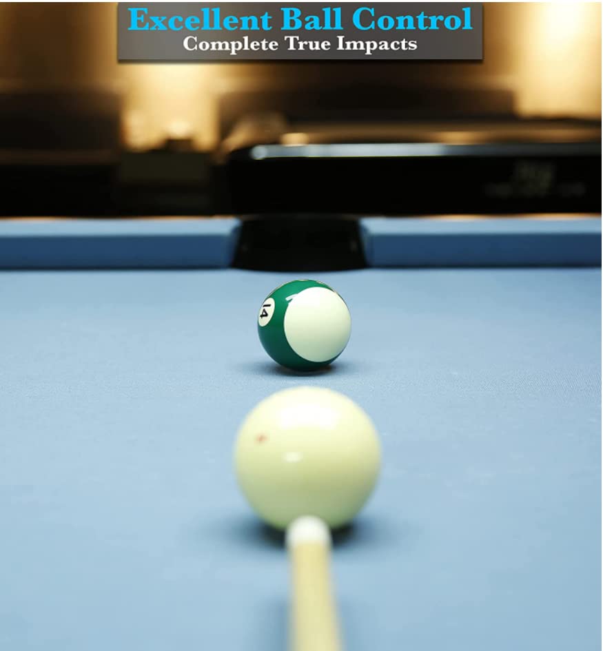 Premium Regulation Size Belgian Billiard Pool Ball Set - 16 Pro Tournament Quality Billiard Balls - Custom Pool Ball Set for All Player Levels - Cue Ball with Unique Logo Design