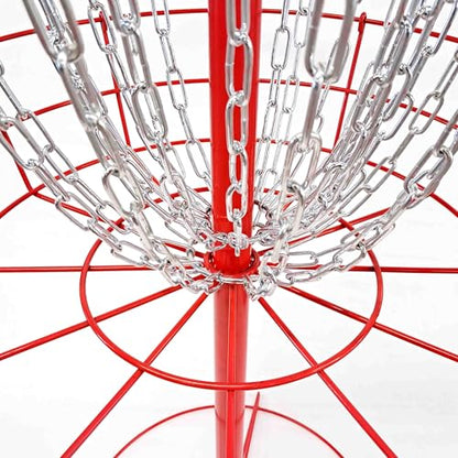 Disc Store Grow The Sport Pro Disc Golf Portable Basket - Carrying Bag Optional - color: Red