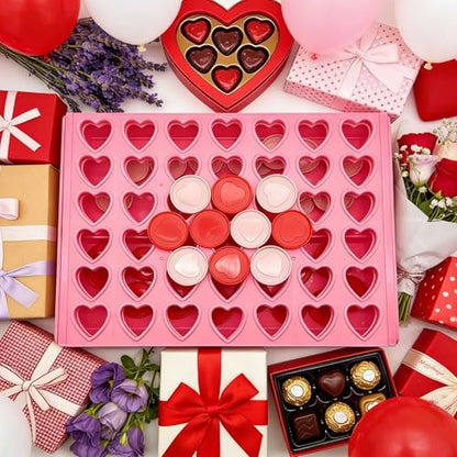 Big Size 4 in a Row Connect Game for Kids Teens Adults, Board Games for 3-8 Years Old Boys Girls, Birthday Gifts with Pink Hearts Love Shaped for Valentine, Protable 2-Player Strategy Travel Toys