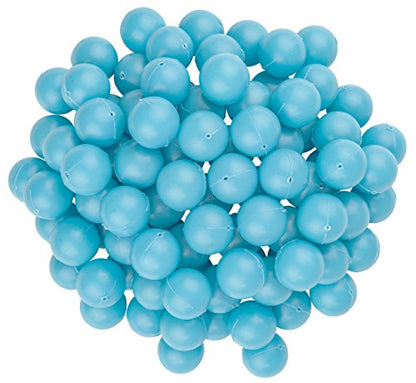 Fairly Odd Novelties 3/4" Mini Ping Pong/Table Tennis/Beer Pong Round Balls (100 Pack), 19mm, Blue - color: Blue