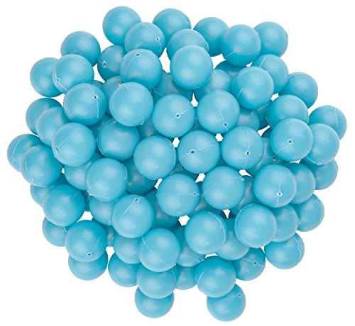 Fairly Odd Novelties 3/4" Mini Ping Pong/Table Tennis/Beer Pong Round Balls (100 Pack), 19mm, Blue - color: Blue
