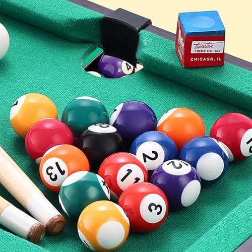 Mini Pool Table Toy – Portable Billiards Game Table for Kids & Adults, Desktop Billiard with Balls & Sticks, Family Game Night Gift for Boys Girls - color: Style B