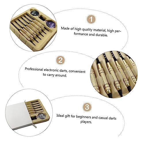 BESPORTBLE Soft Tip Darts Safe Darts for Electronic Dartboard Durable Material for Adults Enhances Focus and Accuracy Play
