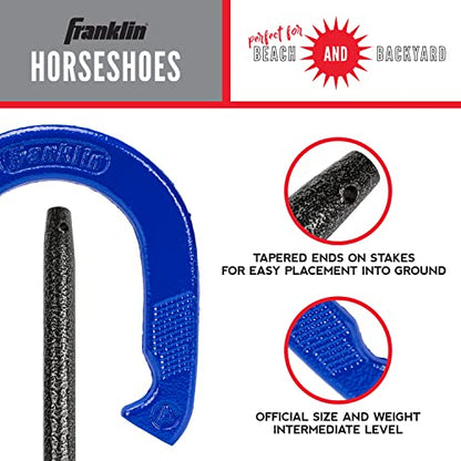 Franklin Sports Intermediate Horseshoes Set - style: Intermediate