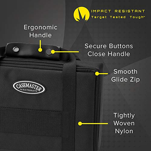 Casemaster Classic Black Nylon Dart Case - color: Black