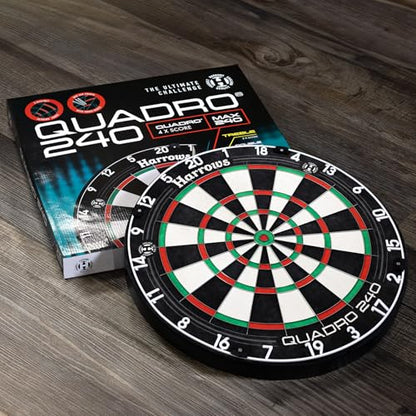 Harrows Dart Boards I Dartboard Official Size I Darts Board with Ultra Thin Knife Wire for Maximum Scoring I Compatible with Stand, Lighting, Cabinet