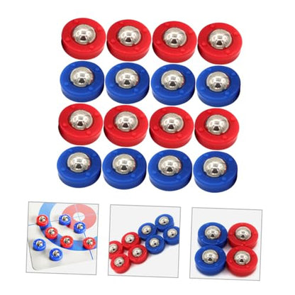 28pcs Mini Shuffleboard Pucks Outdoor Curling Game Desktop Boys and Girls Party Rolling Beads