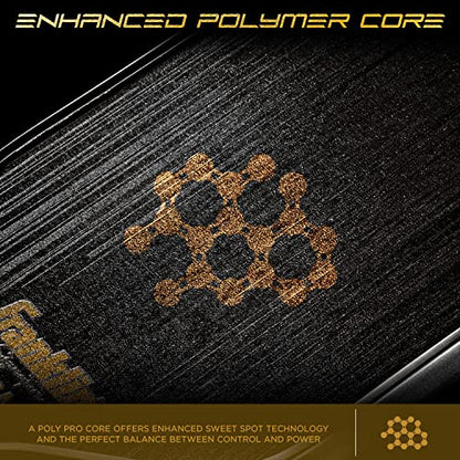 Franklin Sports Pro Pickleball Paddles-Signature Series STK Carbon Fiber-Pickleball USAPA Approved-Polypropylene Core