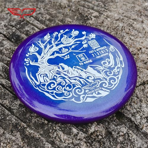 yikundiscs Yikun Professional PDGA Disc Golf Stable Putt & Approach 170-175g Glaze Line Putter Perfect for Outdoor Games and Competition