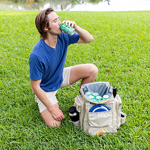 Disc Golf Backpack with Cooler - Small Disc Golf Equipment Bag