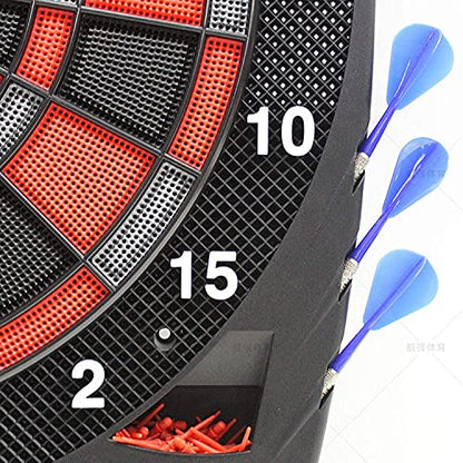 Electronic Dart Board, Electronic Dartboard, 19” Digital Soft Tip Dart Boards with 50 Games and 704 Variants & LED Displays Scoreboard, Easy to Use Button Interface, for Children and Adults