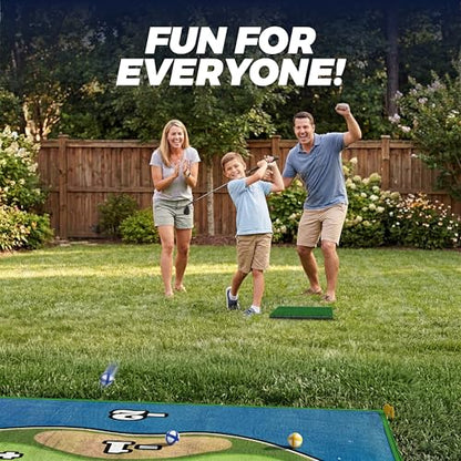 TOY Life Golf Chipping Game Set –Golf Sticky Battle Mat with 20 Sticky Balls & Hitting Mat, Fun Backyard Chip Game for Adults & Kids, Indoor/Outdoor Play - style: Golf Island Style