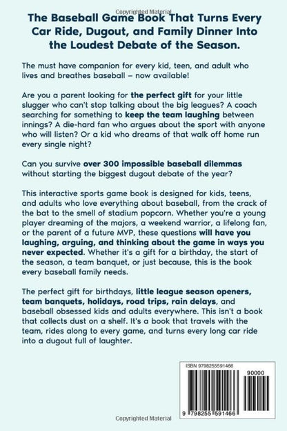 Baseball Would You Rather?: 300+ Baseball Questions & Hilarious Challenges for Kids, Teens & Adults | The Ultimate Sports Game Book | Perfect Gift for Young Players & Die-Hard Fans