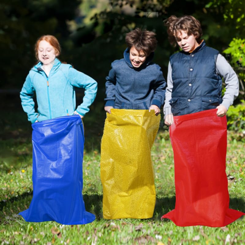 10Pcs Colorful Potato Sack Race Bags, Reusable Vegetable Storage Bags for Potato Tomato Onion Bean Storage - style: 10pcs