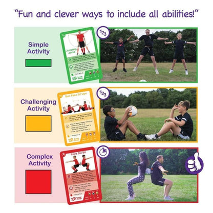 Shuffle Up Soccer Card Games - 70+ Skills Cards, Soccer Gifts for Boys and Girls 7-12 Years Old, Teen and Kids Indoor Training Equipment, Outdoor Backyard Game, Practice Toys, Stamina and Strength