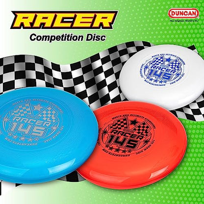 Duncan Racer 145G Weighted Flying Disc - Ultimate Disc for Junior Division, Best for Beach and Outdoor Games, Red