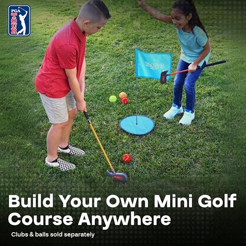 PGA Tour Golf Practice Aids By Golfgen: Premium Chipping Nets, Putting Rings, & Targets, Indoor & Outdoor Training, Improve Accuracy & Control, Master Putting and Chipping, Portable for On The Go - size: Junior