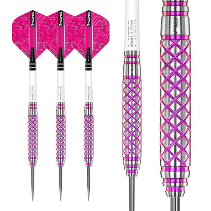 RED DRAGON Confession Steel Tip Darts Set - 85% Tungsten Darts with Nitrotech Shafts & Flights - Balanced Control & Consistent Throws - Available in Weights from 26g to 30g