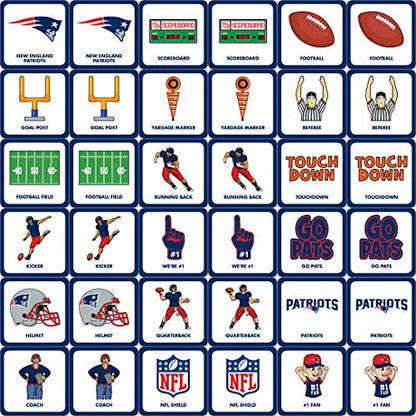 MasterPieces Officially Licensed NFL New England Patriots Picture Matching Card Game for Kids and Families - style: New England Patriots