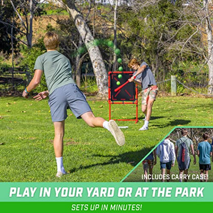 GoSports Baseball Strike Zone Target for Plastic Balls - Compatible with Blitzball and Wiffle Ball - style: Large 30" x 28"