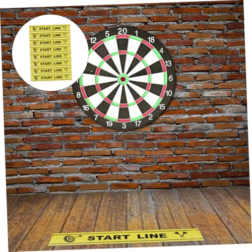 Gatuida Dart Game Floor Marker Durable Throwing Line Notice for Darts Players Games Toe Line Accessory for Parties and Enthusiasts