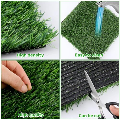 25 Pcs Football Party Decor Table Centerpieces Decorations Kit Includes Artificial Grass Mats Mini Ball Football Field Goal Posts Baseball Bat Banner Decorations for DIY Sports Favors