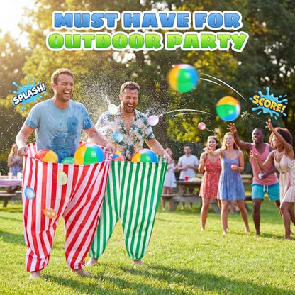 Granny Pants Yard Game Giant Pants Outdoor Game, Outdoor Giant Tic Tac Toe Bean Bag Toss Games for Kids Adults Family, Large Outside Lawn Yard Backyard Carnival Field Day Game, Birthday Party Games