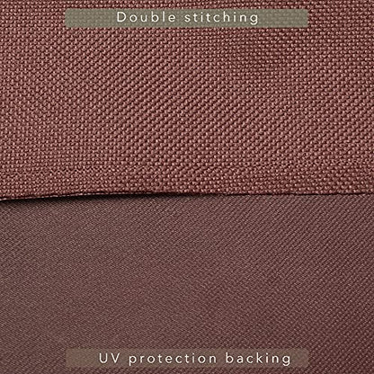 7/8/9FT Heavy Duty 600D Polyester Canvas Billiard Pool Table Cover(7 Colors Available) (Coffee Brown, 8-Foot) - color: Coffee Brown, size: 8-Foot