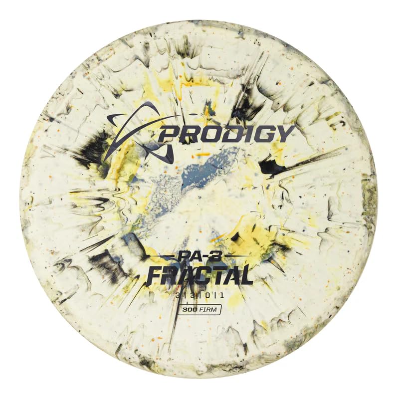 Prodigy Disc PA-3 300 Fractal | Straight Disc Golf Putter | Firm Grippy Plastic | Straight Disc Golf Approach Disc | Beaded Disc Golf Putter | Colors May Vary - color: 300-Firm