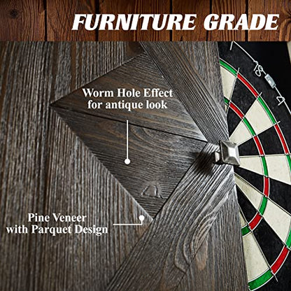 Barrington Bellevue Bristle Dartboard, Cabinet Style, Pre-Assembled