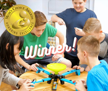 Beat The 8 Ball Action Dexterity Party Game - Kids, Family or Adult Speed Active Party Game by Blue Orange Games for 2 to 4 Players. Recommended for Ages 6 & Up.