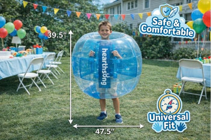 HearthSong Bumper Balls - Wearable Human Bubble Ball, Durable Body Bubble Suit Sumo Balls for Bouncing and Tumbling, Ideal for Fun Outdoor Games (2 Pack) - size: 47.5-Inches Diameter (2 Pack)