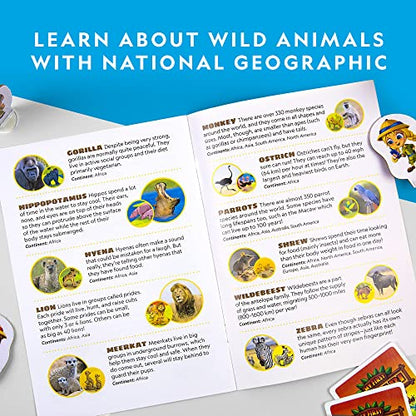 NATIONAL GEOGRAPHIC My First Safari Board Game for Kids 4-6 Animal Game for Adults, Cooperative Fun Perfect for Family Game Night, Board Games for Family Night - style: Safari Board Game