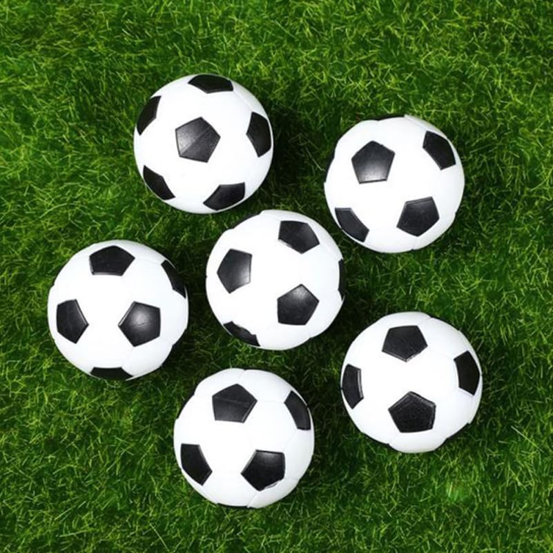 PRETYZOOM 14pcs Foosball Table Balls, 23mm/0.9inch Plastic Foosball Balls, Mini Soccer Tabletop Football Game Accessory Replacement Part