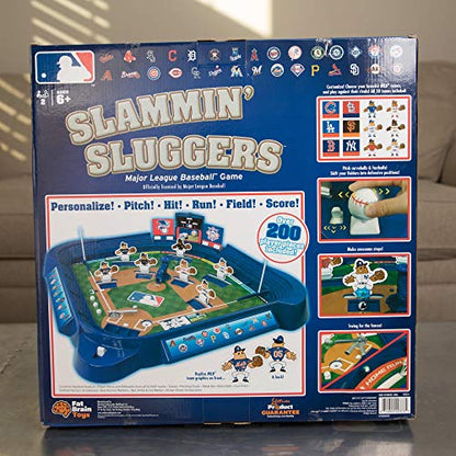 Fat Brain Toys MLB Slammin' Sluggers Baseball Game - Tabletop Stadium, Ages 6+