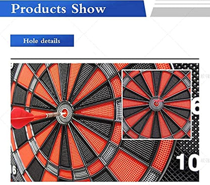 Electronic Dart Board, Electronic Dart Board, Professional Soft Dart Target, Practice Dart Machine with LCD Scoreboard, Powered by AC Adapter Or Battery, for Indoor Garden