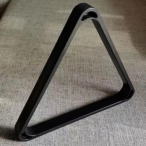 Triangle Ball Rack，Pool Triangles Made of Plastic,Pool Table Triangle Drop Resistant/Black