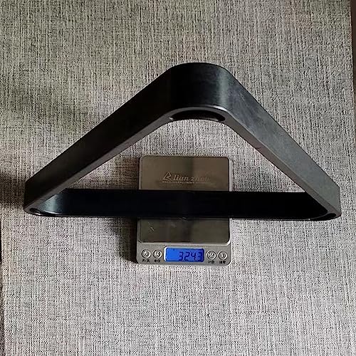 Triangle Ball Rack，Pool Triangles Made of Plastic,Pool Table Triangle Drop Resistant/Black