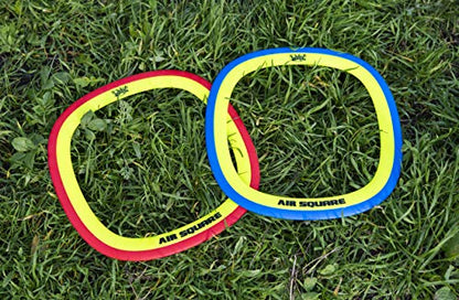 Wicked Air Square. Special Square Shape Designed Flying Disc. Durable & Flexible Rubber Disc Which Flies Smoother and Longer Distance. Easy to Throw & Catch! Not Your Normal Flying Disc! Blue Or Red